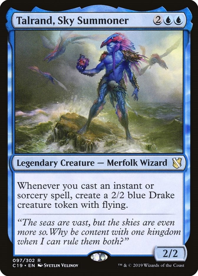 Image for Talrand, Sky Summoner (97) [Commander 2019] - Magic: The Gathering
