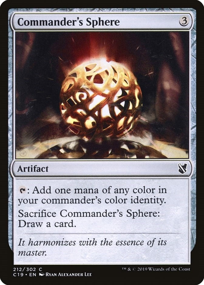 Image for Commander's Sphere (212) [Commander 2019] - Magic: The Gathering