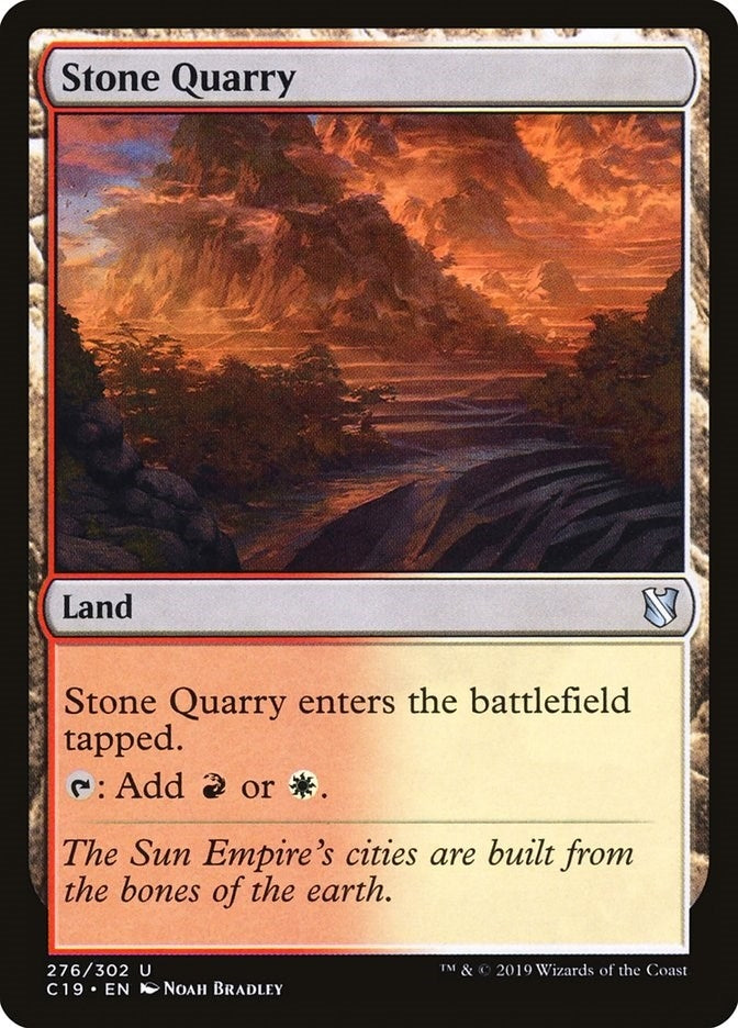 Image for Stone Quarry (276) [Commander 2019] - Magic: The Gathering
