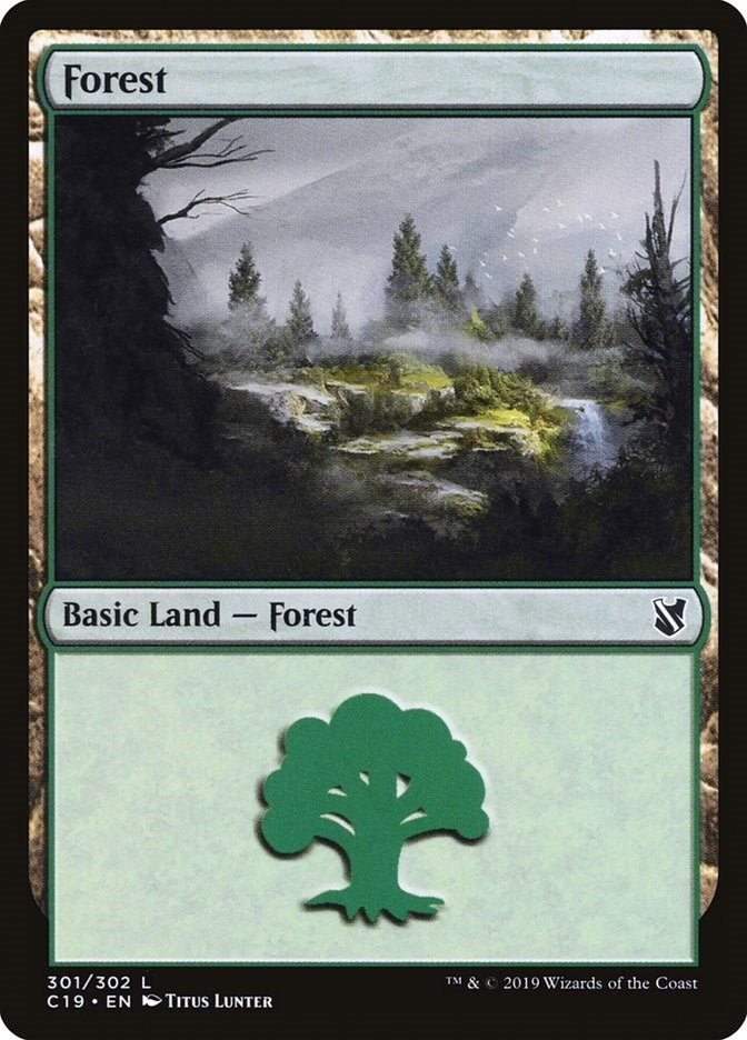 Image for Forest (301) (301) [Commander 2019] - Magic: The Gathering