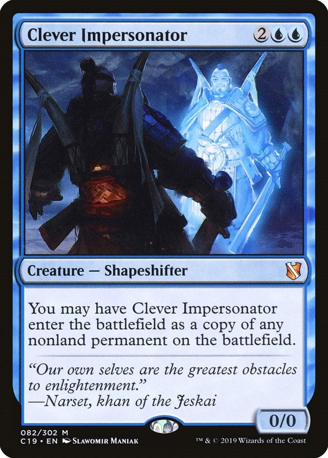 Image for Clever Impersonator (82) [Commander 2019] - Magic: The Gathering