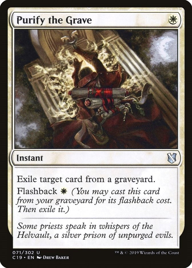 Image for Purify the Grave (71) [Commander 2019] - Magic: The Gathering
