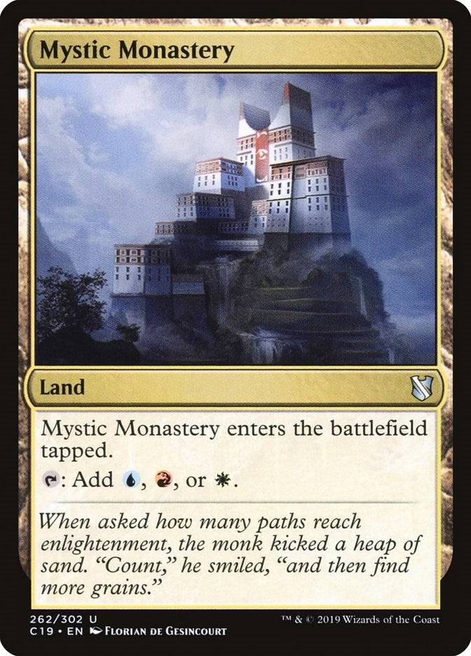 Image for Mystic Monastery (262) [Commander 2019] - Magic: The Gathering