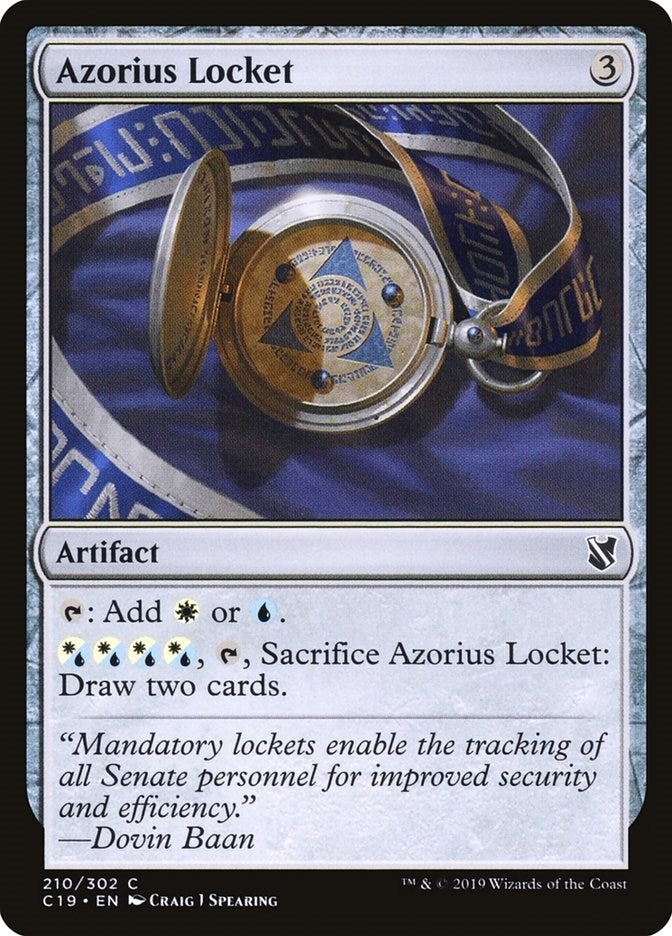 Image for Azorius Locket (210) [Commander 2019] - Magic: The Gathering