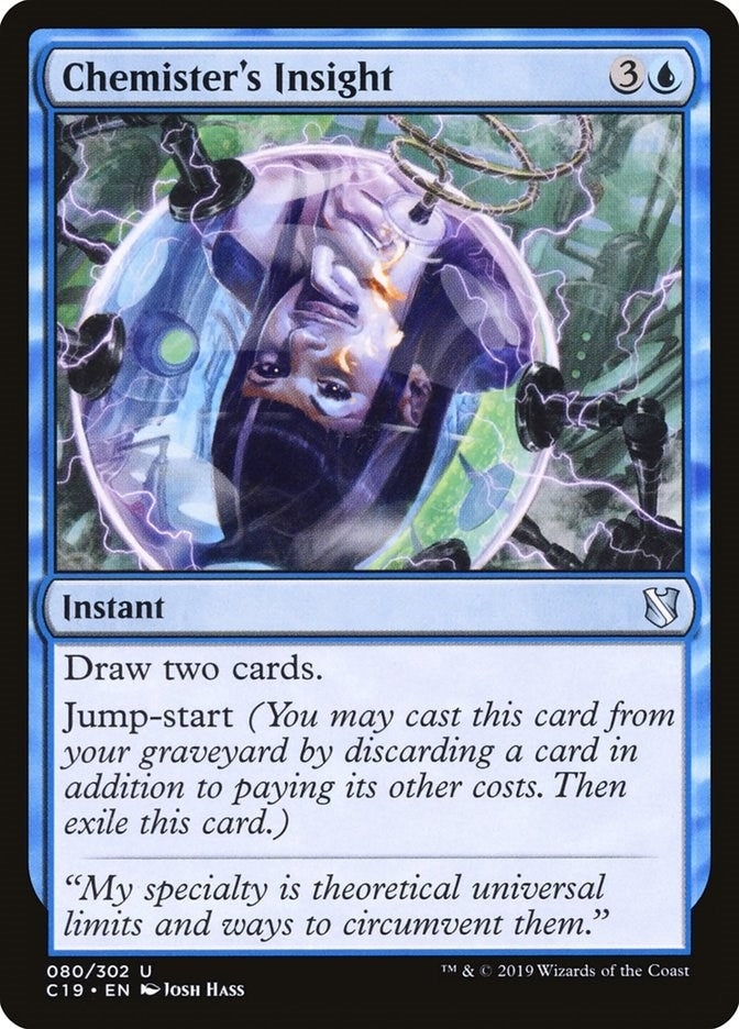 Image for Chemister's Insight (80) [Commander 2019] - Magic: The Gathering