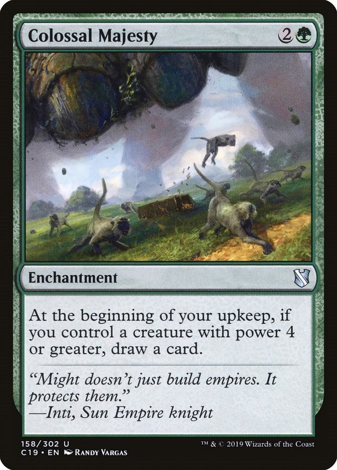 Image for Colossal Majesty (158) [Commander 2019] - Magic: The Gathering