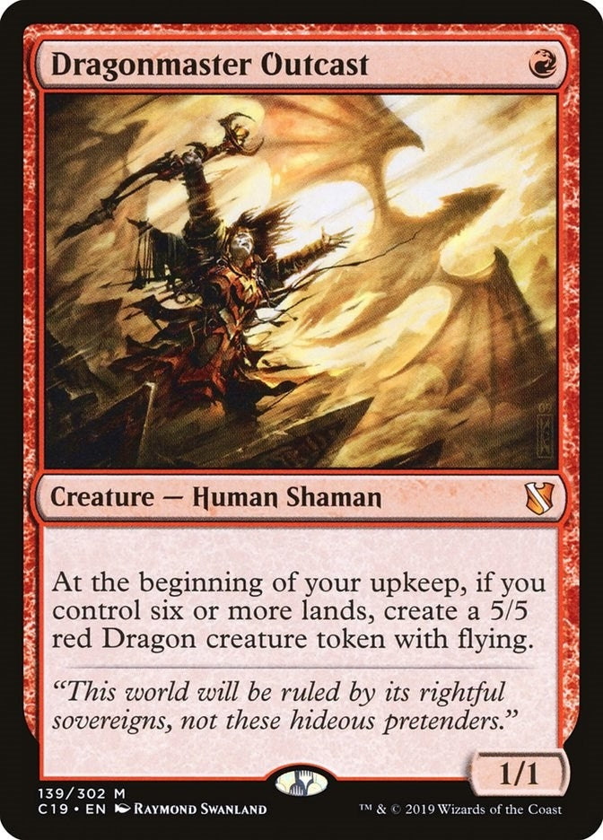 Image for Dragonmaster Outcast (139) [Commander 2019] - Magic: The Gathering