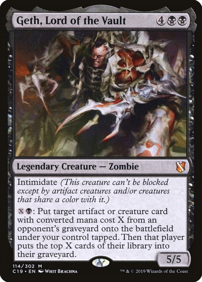 Image for Geth, Lord of the Vault (114) [Commander 2019] - Magic: The Gathering