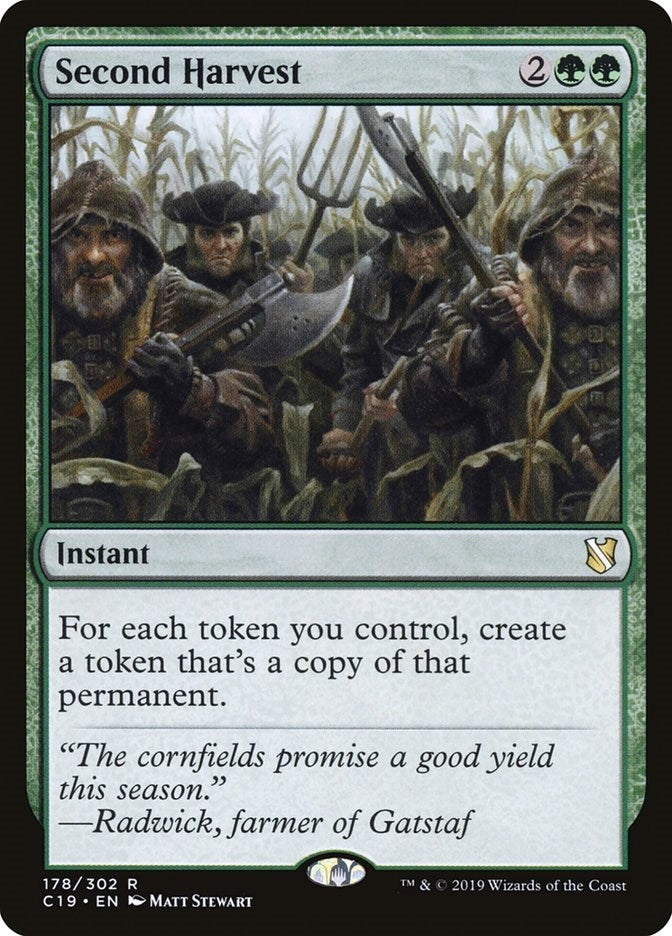 Image for Second Harvest (178) [Commander 2019] - Magic: The Gathering