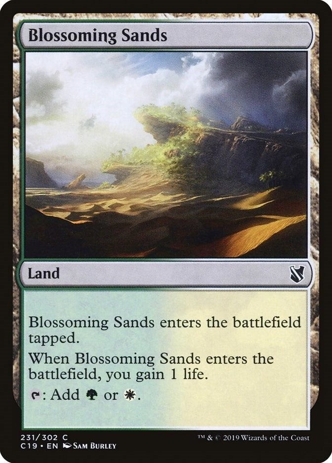 Image for Blossoming Sands (231) [Commander 2019] - Magic: The Gathering