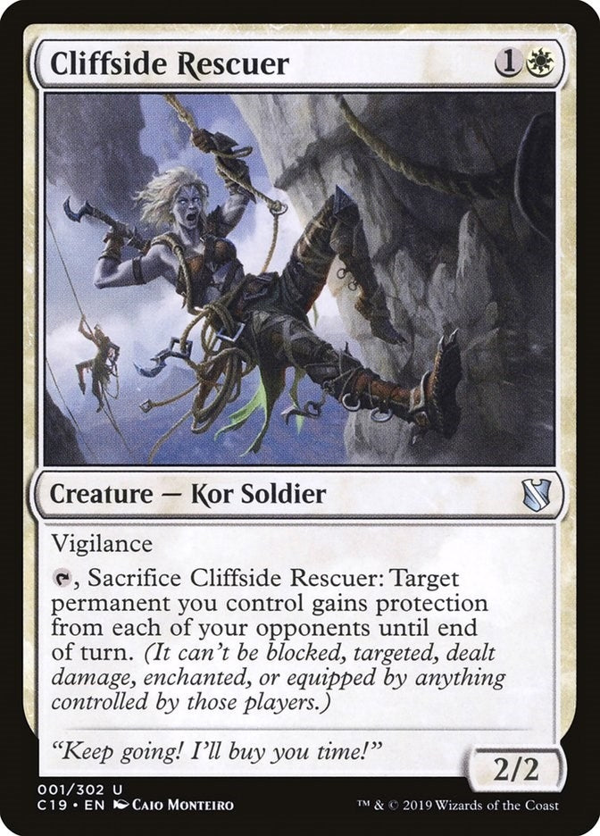 Image for Cliffside Rescuer (1) [Commander 2019] - Magic: The Gathering