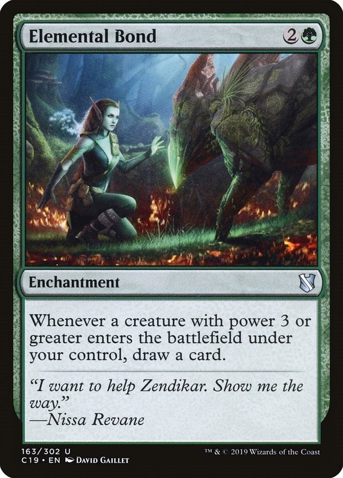 Image for Elemental Bond (163) [Commander 2019] - Magic: The Gathering