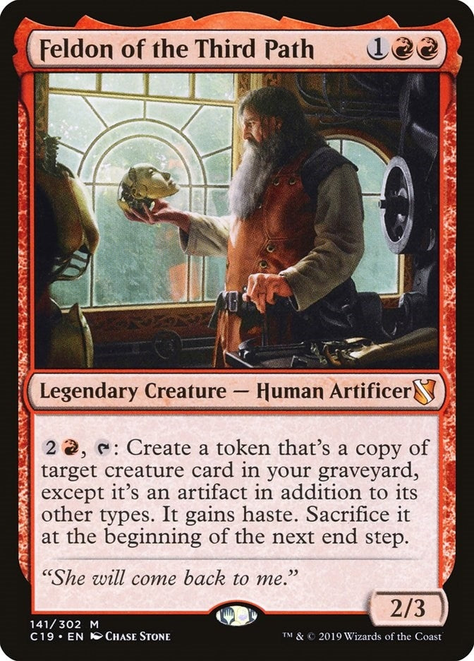 Image for Feldon of the Third Path (141) [Commander 2019] - Magic: The Gathering