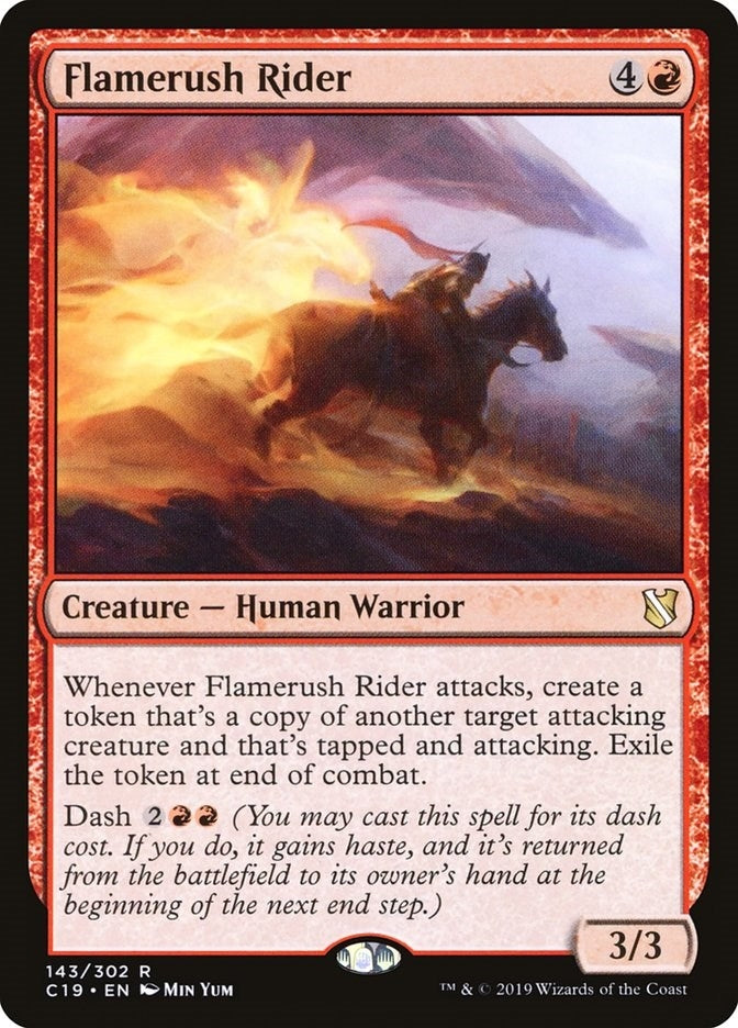 Image for Flamerush Rider (143) [Commander 2019] - Magic: The Gathering