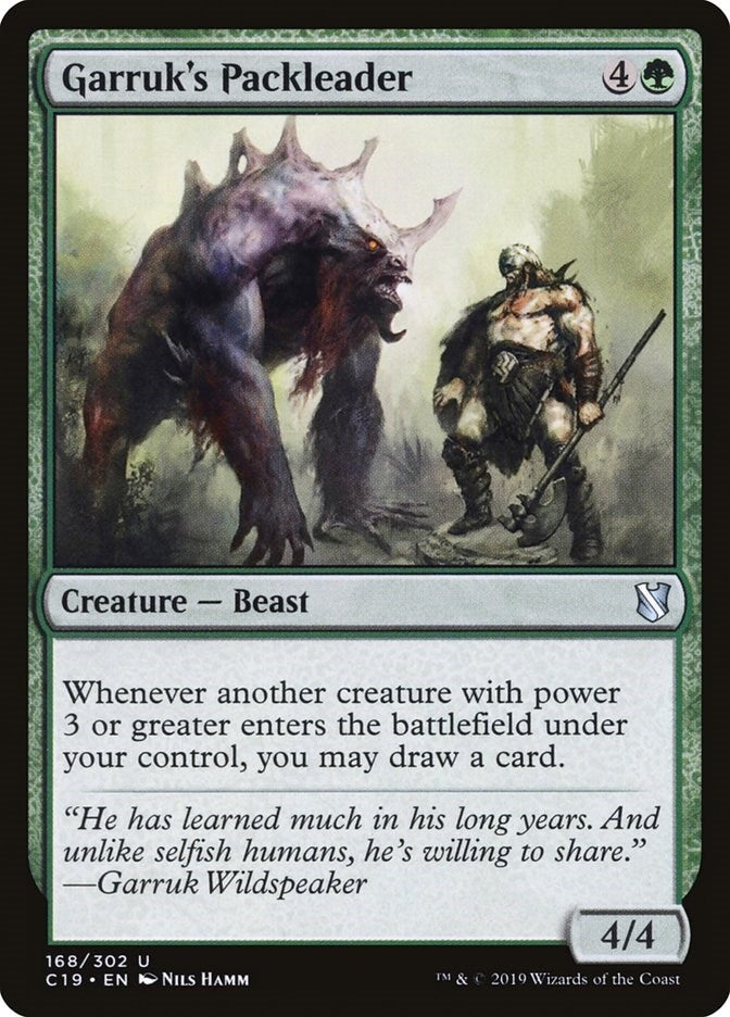 Image for Garruk's Packleader (168) [Commander 2019] - Magic: The Gathering