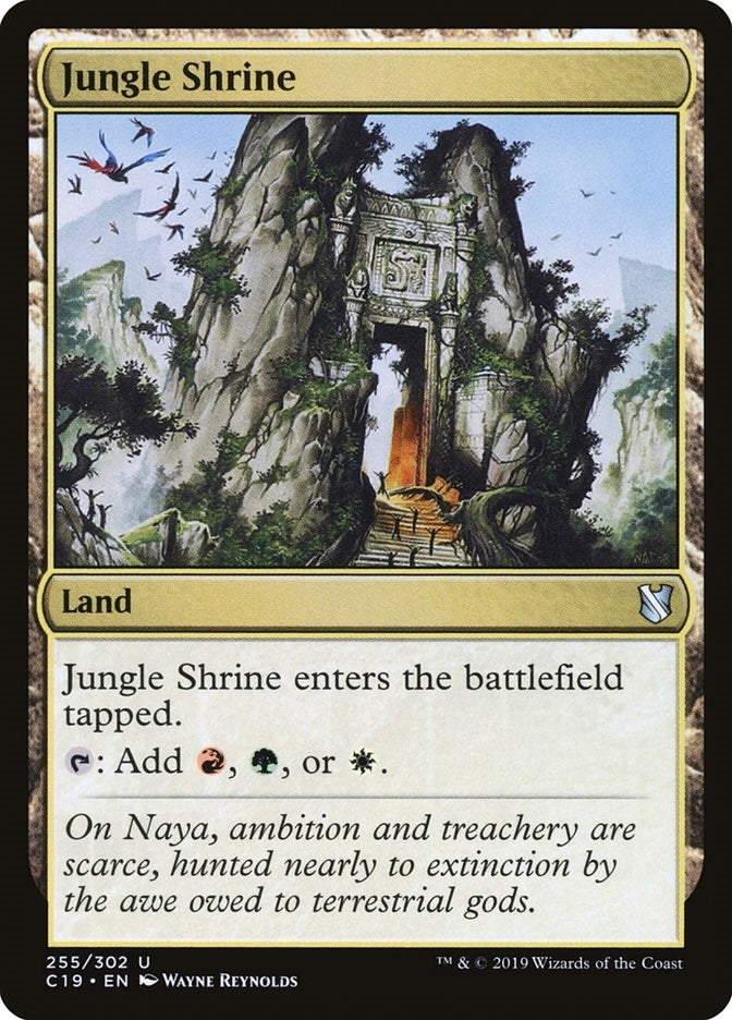 Image for Jungle Shrine (255) [Commander 2019] - Magic: The Gathering