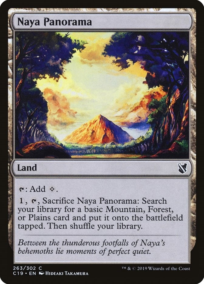 Image for Naya Panorama (263) [Commander 2019] - Magic: The Gathering