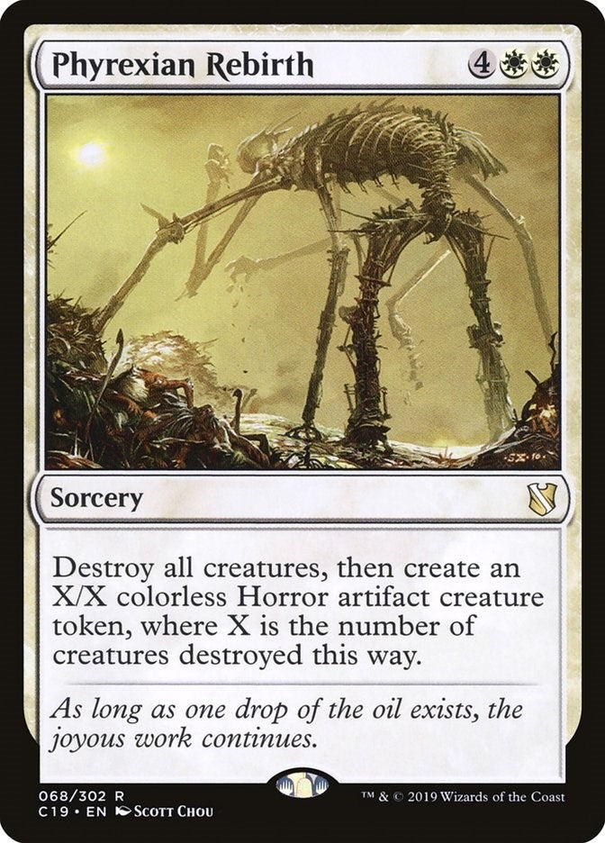Image for Phyrexian Rebirth (68) [Commander 2019] - Magic: The Gathering