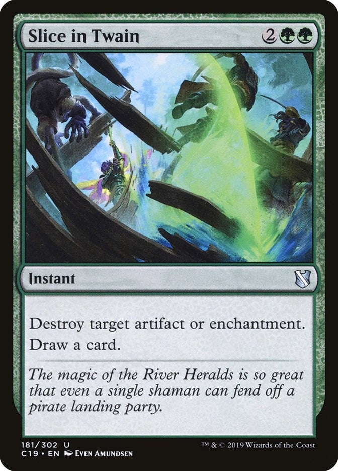 Image for Slice in Twain (181) [Commander 2019] - Magic: The Gathering