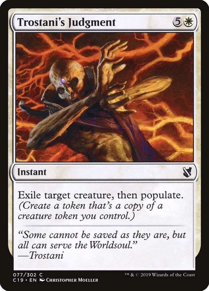 Image for Trostani's Judgment (77) [Commander 2019] - Magic: The Gathering