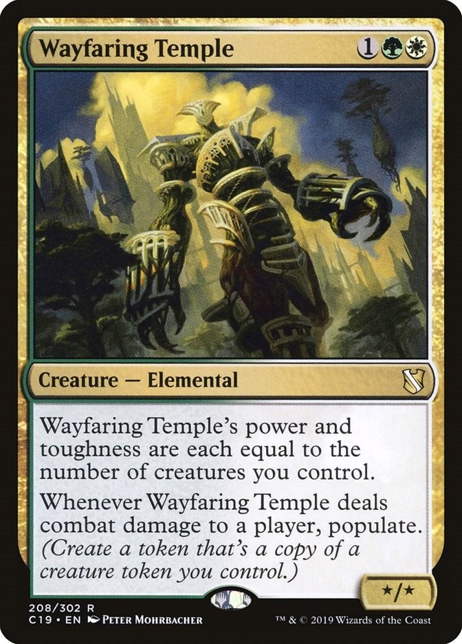 Image for Wayfaring Temple (208) [Commander 2019] - Magic: The Gathering