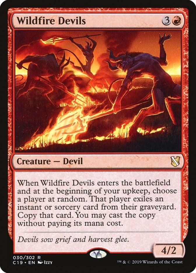 Image for Wildfire Devils (30) [Commander 2019] - Magic: The Gathering