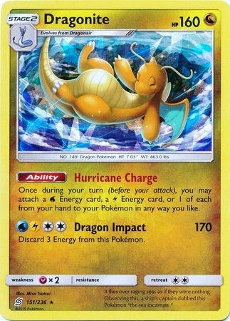 Image for Dragonite - 151/236 (Cracked Ice Holo) (151/236) [Deck Exclusives] - Pokemon