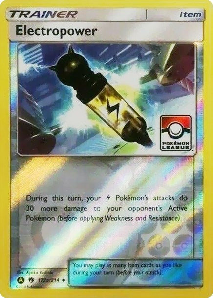 Image for Electropower - 172a/214 (Pokemon League) (172a/214) [League & Championship Cards] - Pokemon