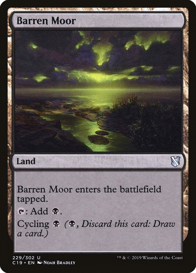 Image for Barren Moor (229) [Commander 2019] - Magic: The Gathering