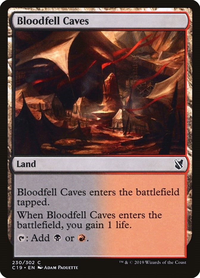 Image for Bloodfell Caves (230) [Commander 2019] - Magic: The Gathering