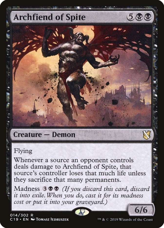 Image for Archfiend of Spite (14) [Commander 2019] - Magic: The Gathering