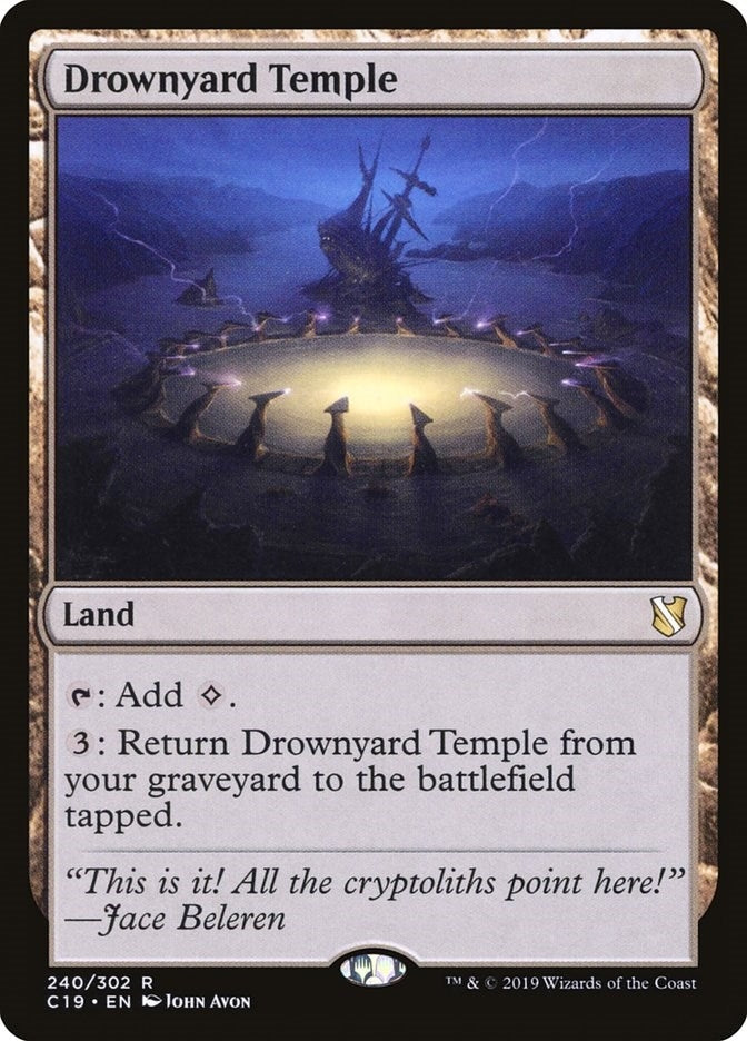 Image for Drownyard Temple (240) [Commander 2019] - Magic: The Gathering