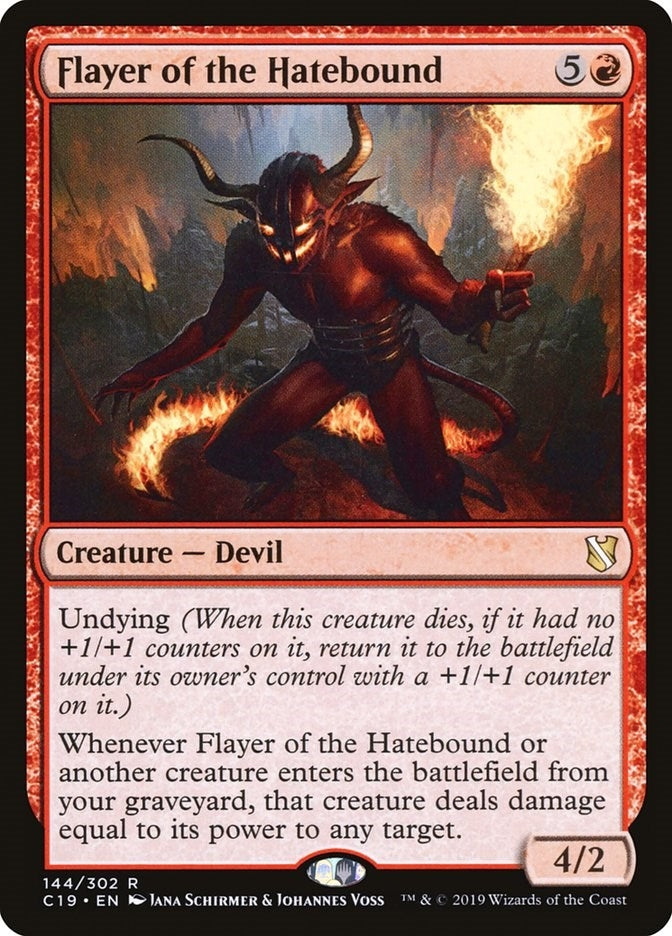Image for Flayer of the Hatebound (144) [Commander 2019] - Magic: The Gathering