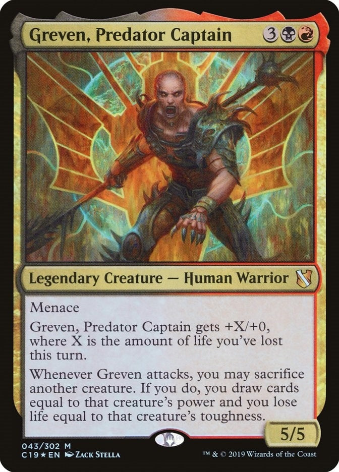 Image for Greven, Predator Captain (43) [Commander 2019] - Magic: The Gathering