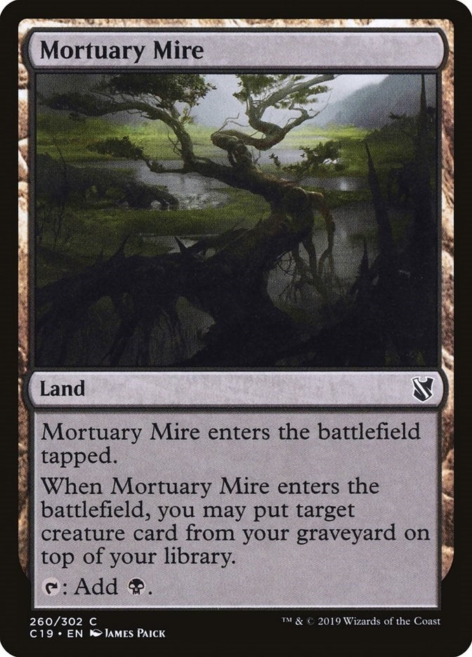 Image for Mortuary Mire (260) [Commander 2019] - Magic: The Gathering