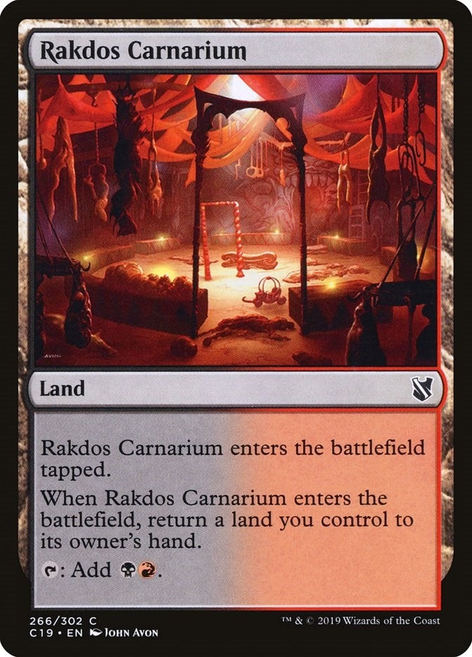 Image for Rakdos Carnarium (266) [Commander 2019] - Magic: The Gathering