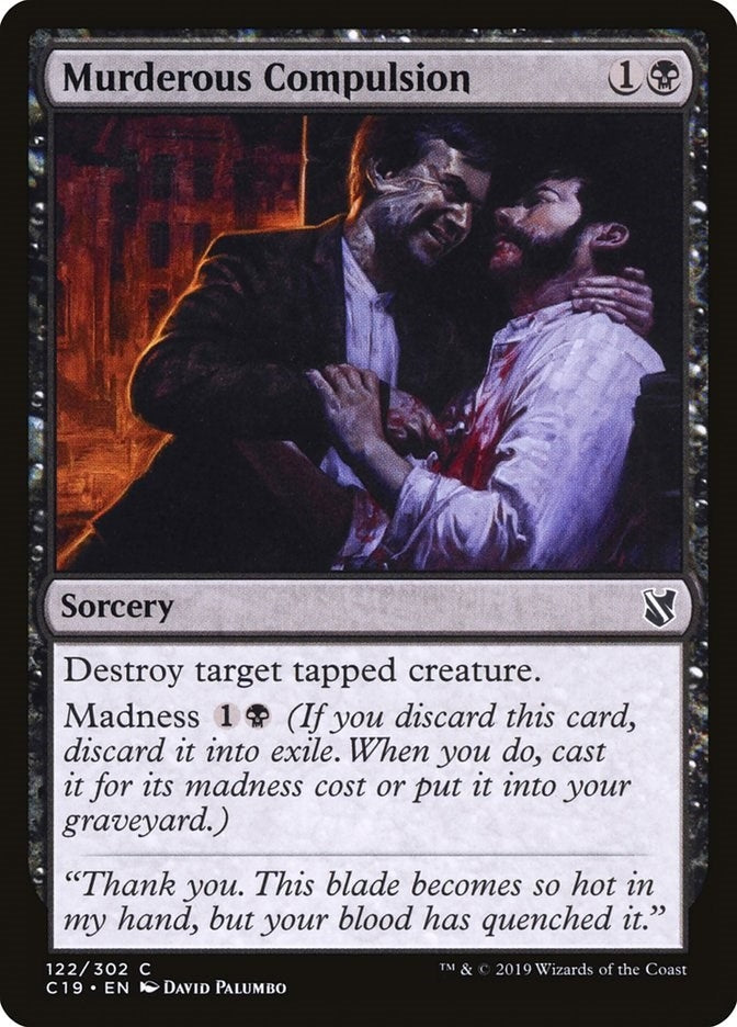 Image for Murderous Compulsion (122) [Commander 2019] - Magic: The Gathering
