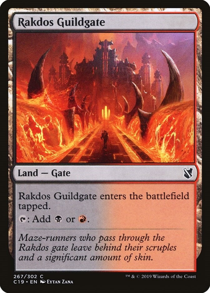 Image for Rakdos Guildgate (267) [Commander 2019] - Magic: The Gathering