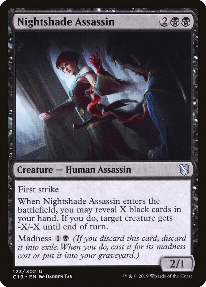 Image for Nightshade Assassin (123) [Commander 2019] - Magic: The Gathering