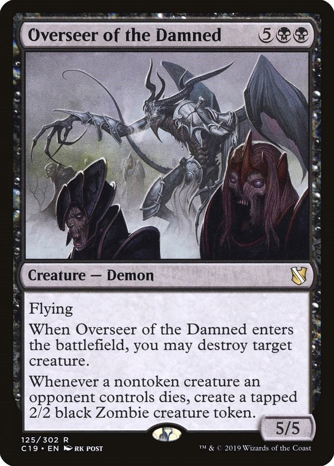 Image for Overseer of the Damned (125) [Commander 2019] - Magic: The Gathering