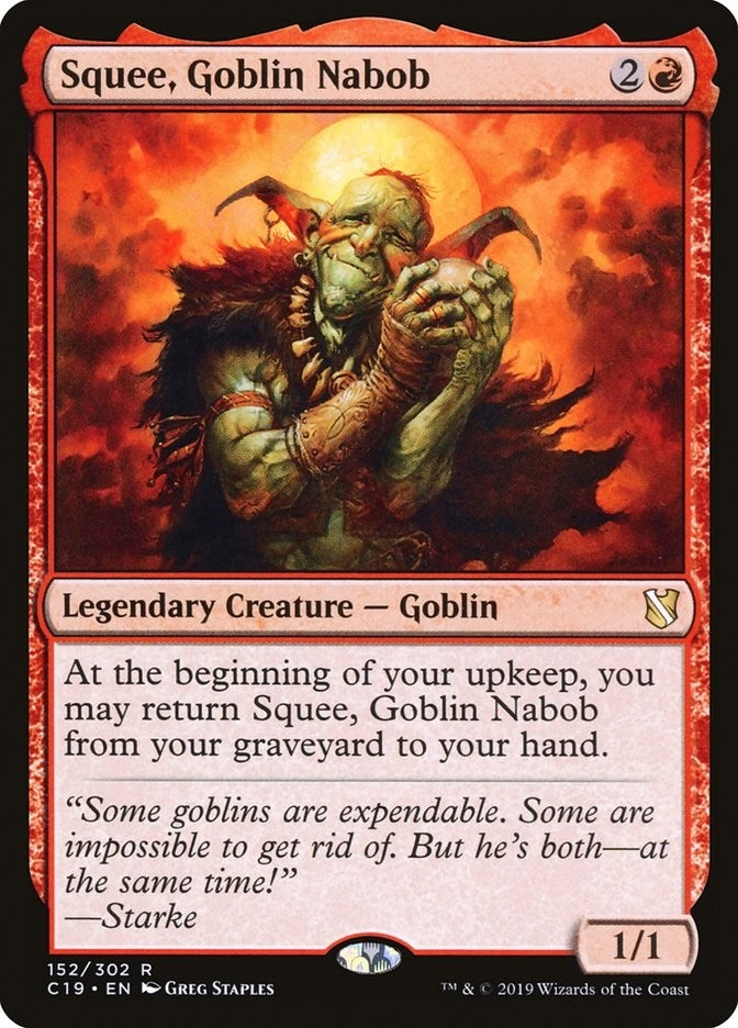 Image for Squee, Goblin Nabob (152) [Commander 2019] - Magic: The Gathering