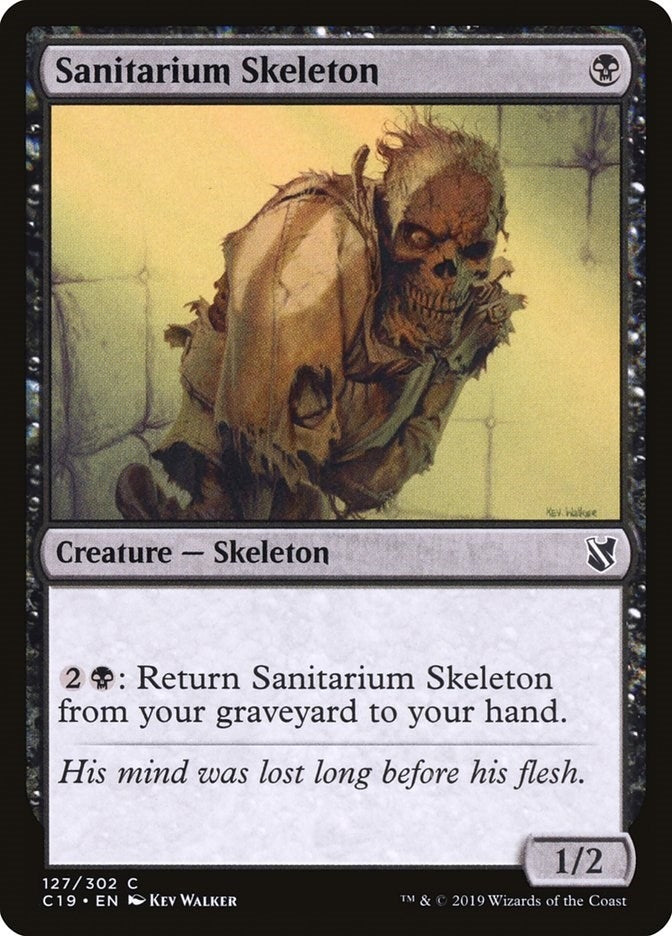 Image for Sanitarium Skeleton (127) [Commander 2019] - Magic: The Gathering