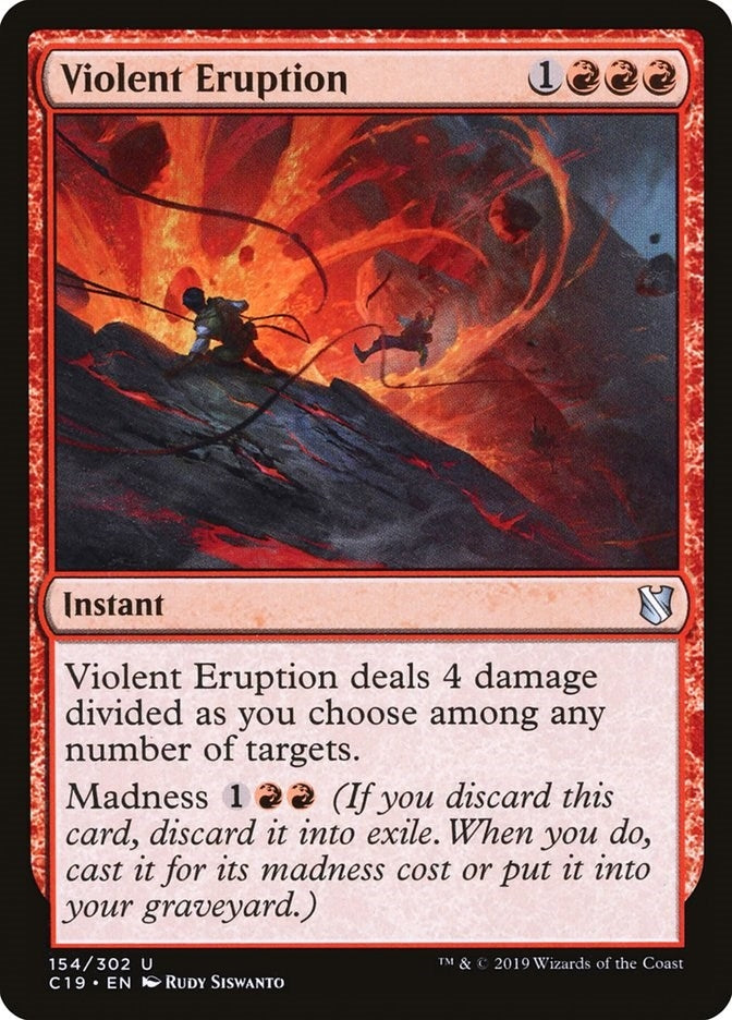 Image for Violent Eruption (154) [Commander 2019] - Magic: The Gathering