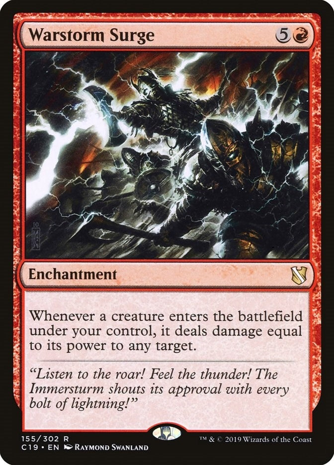 Image for Warstorm Surge (155) [Commander 2019] - Magic: The Gathering