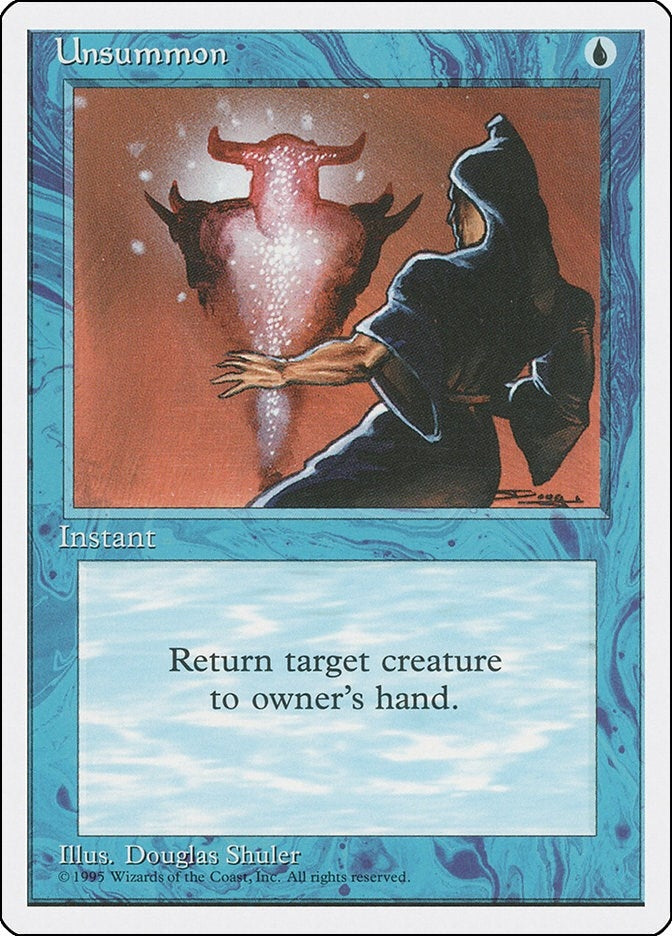 Image for Unsummon [Fourth Edition] - Magic: The Gathering