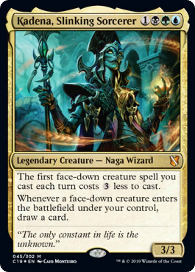 Image for Kadena, Slinking Sorcerer (Commander 2019) (45) [Oversize Cards] - Magic: The Gathering