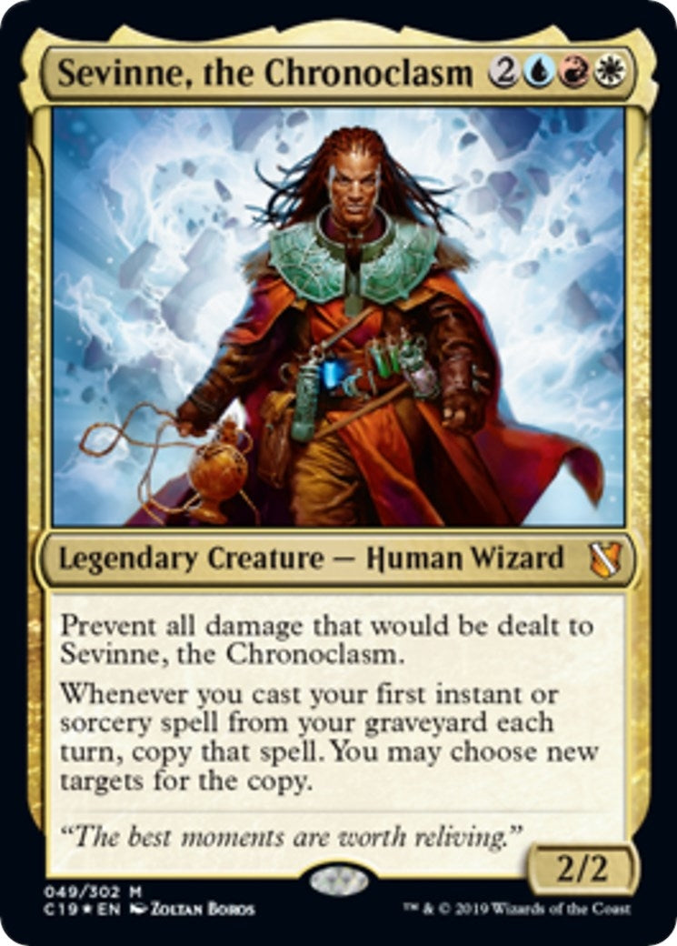 Image for Sevinne, the Chronoclasm (Commander 2019) (49) [Oversize Cards] - Magic: The Gathering