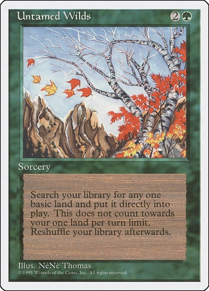 Image for Untamed Wilds [Fourth Edition] - Magic: The Gathering