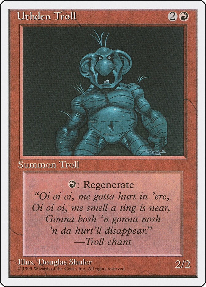 Image for Uthden Troll [Fourth Edition] - Magic: The Gathering