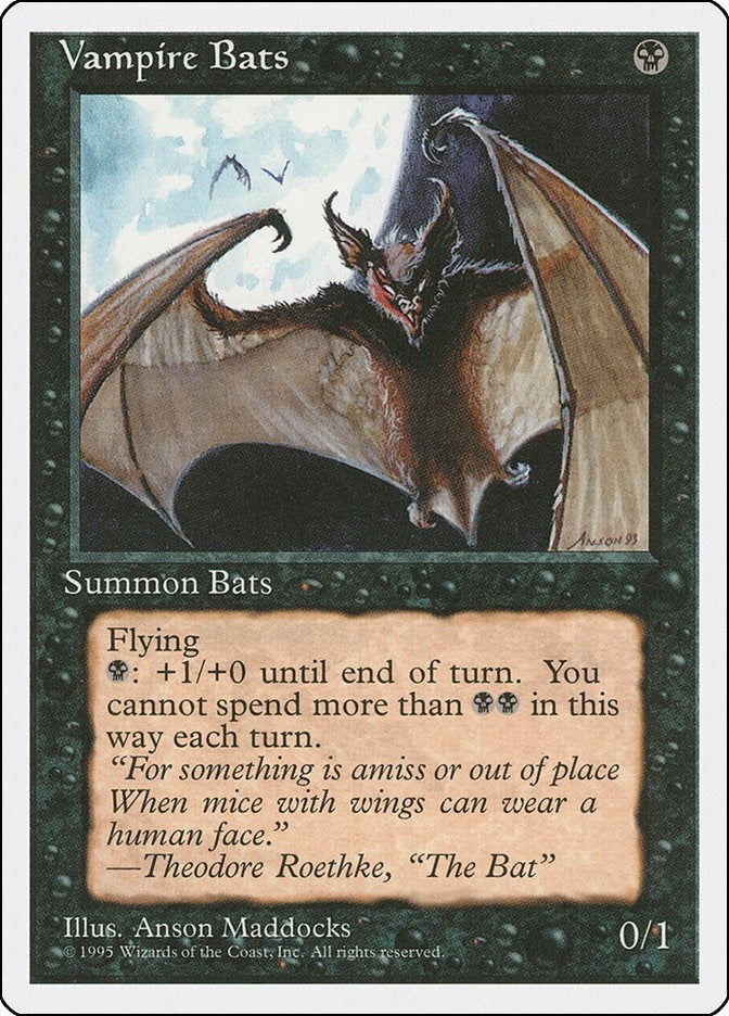 Image for Vampire Bats [Fourth Edition] - Magic: The Gathering